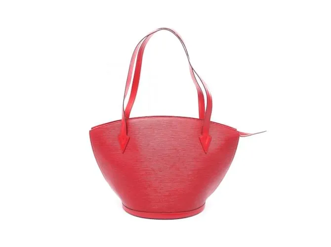 Borsa a Spalla Saint-Jacques in Pelle Epi di Louis Vuitton Rosso