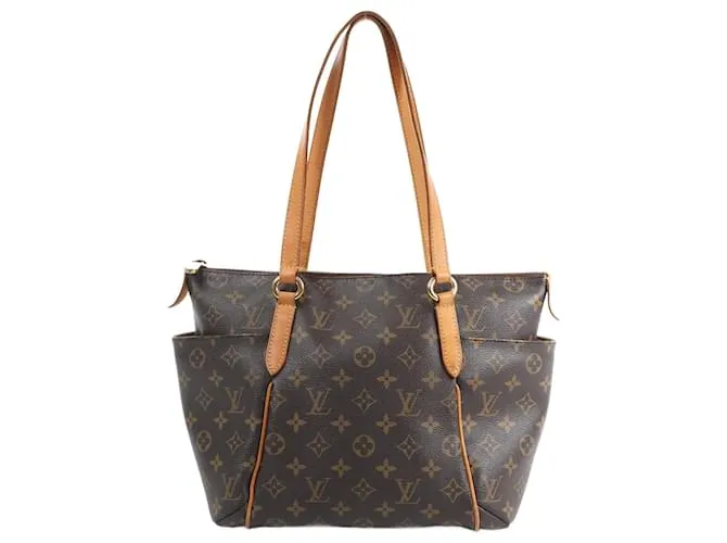 Borsa a Spalla Louis Vuitton Monogram Totally MM Marrone