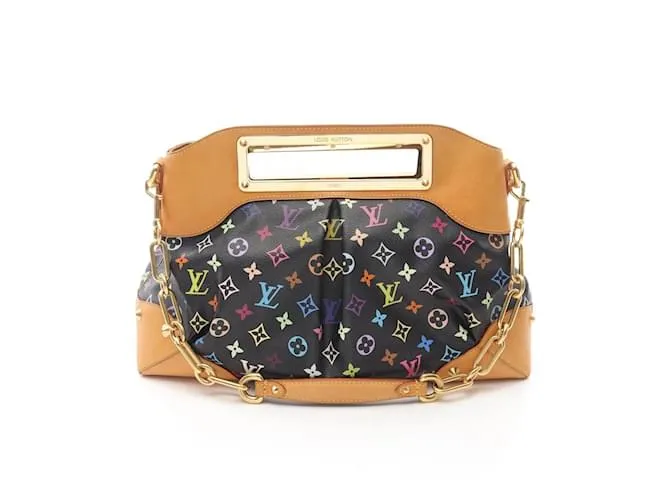 Borsa a Spalla Judy GM di Louis Vuitton Nero Multicolore