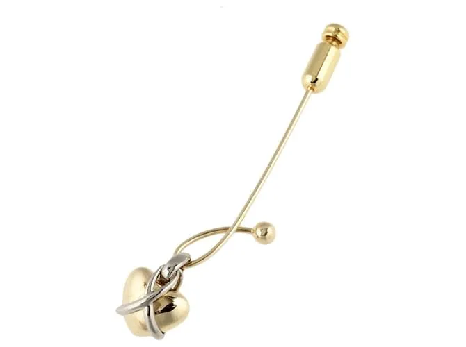 Autre Marque Spilla a forma di cuore K18 Vendome Aoyama D'oro
