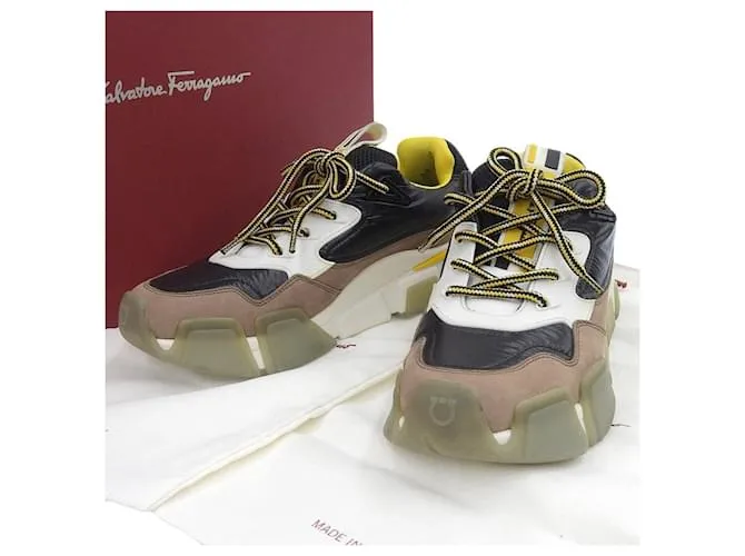 Scarpe in pelle e nylon Salvatore Ferragamo 6 1/2 Multicolore