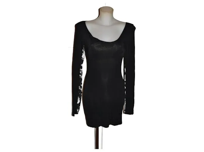 Just Cavalli abito Nero Bianco