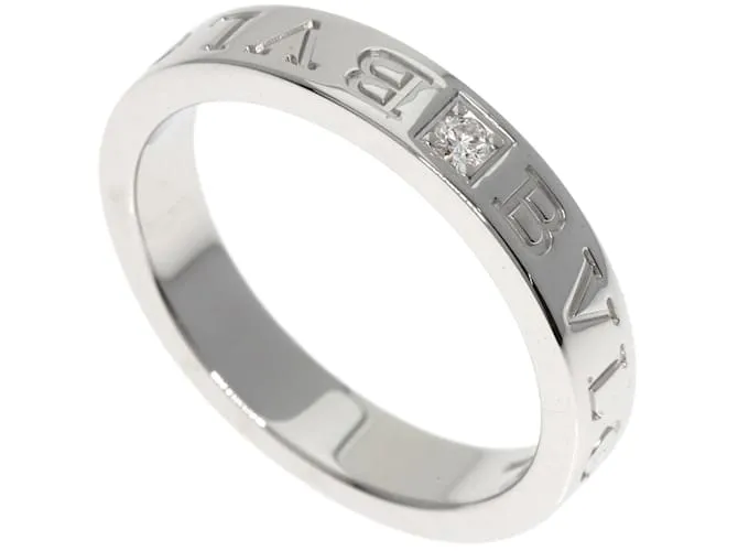 Bulgari Anello Doppio Diamante Bvlgari in Oro Bianco 18K