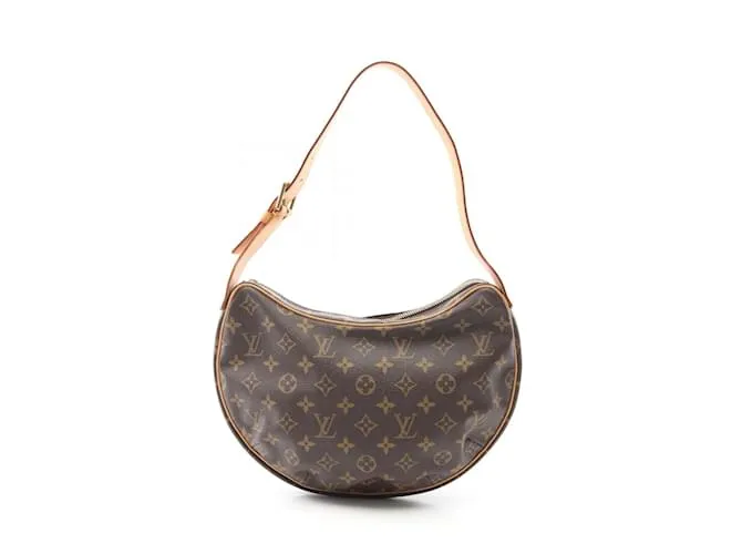 Borsa a Spalla Croissant MM Louis Vuitton Marrone