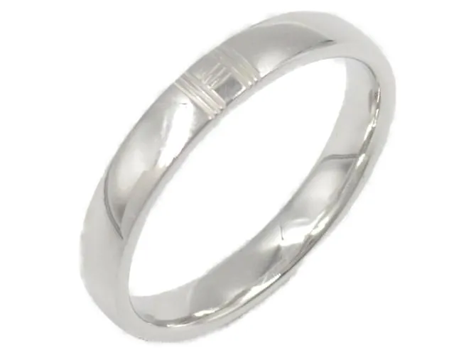 Anello Hermès Alliance Kelly in oro bianco 18K D'oro