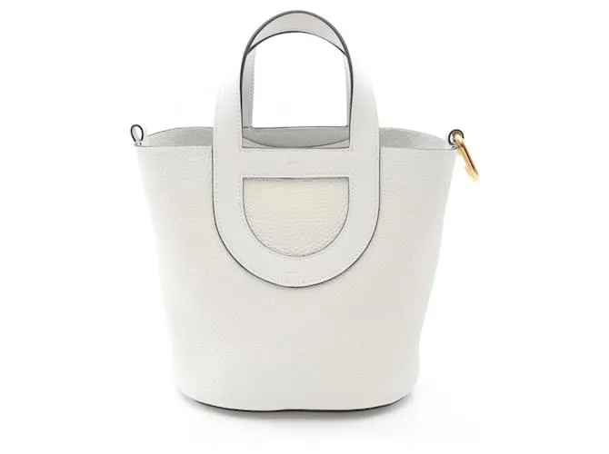 Borsa Hermès In the Loop 18 Bianco