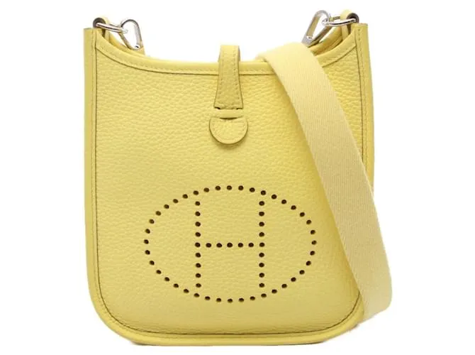 Borsa a Spalla Hermès Evelyn TPM Giallo