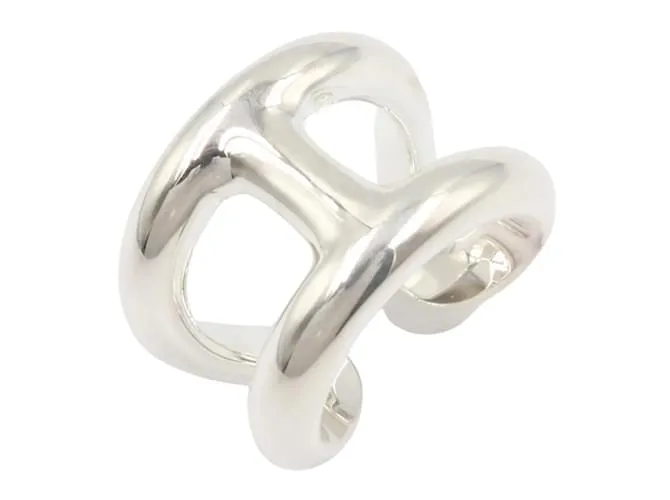 Ring Anello Hermès Osmos GM Argento