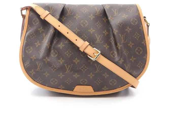 Borsa a Spalla Ménilmontant MM Louis Vuitton Marrone