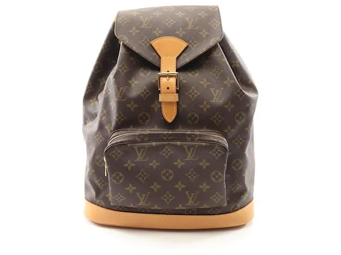 Zaino Montsouris GM Louis Vuitton Marrone