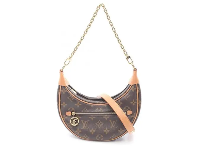 Borsa a Spalla Loop Louis Vuitton Marrone
