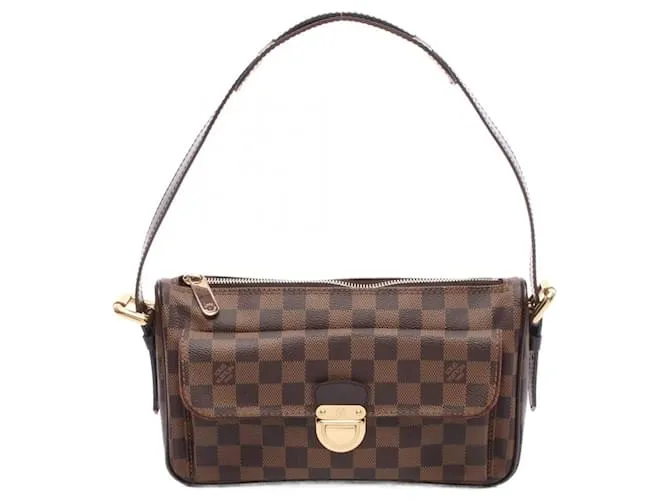 Borsa a Spalla Ravello GM Louis Vuitton Marrone Damier ebene