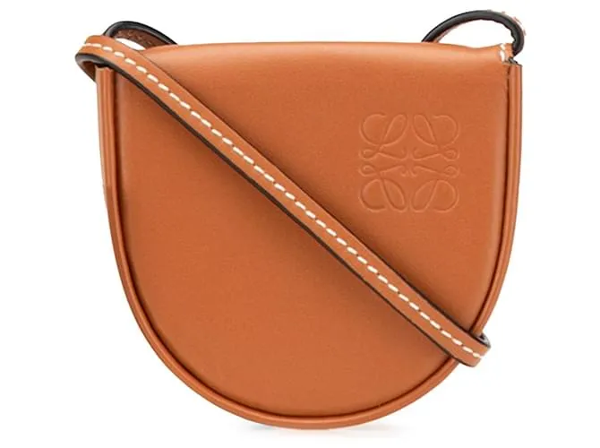 LOEWE Pochette Mini in Pelle di Vitello Morbida Marrone