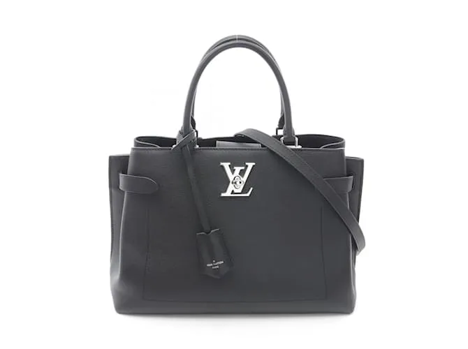 Borsa a mano Lock Me Day di Louis Vuitton Nero