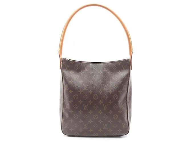 Borsa a Spalla Looping GM Louis Vuitton Marrone Monogramma