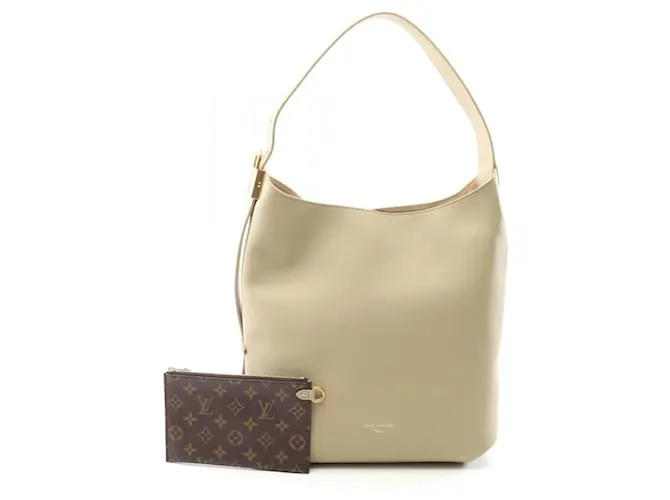 Borsa a Spalla Lowkey Hobo MM Louis Vuitton Beige