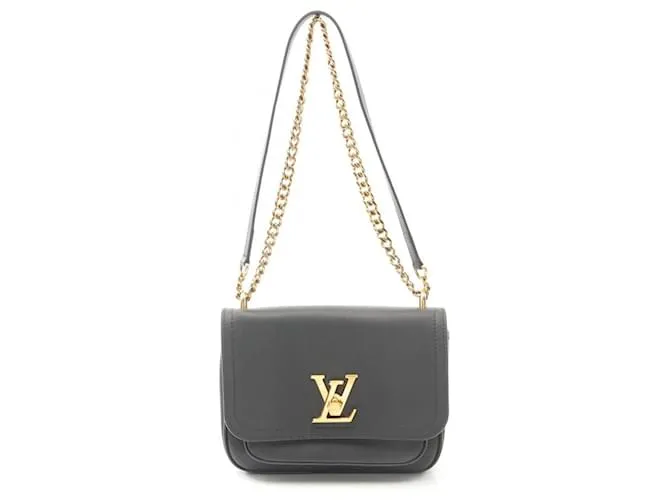 Borsa a Spalla Lockme Chain di Louis Vuitton Nero