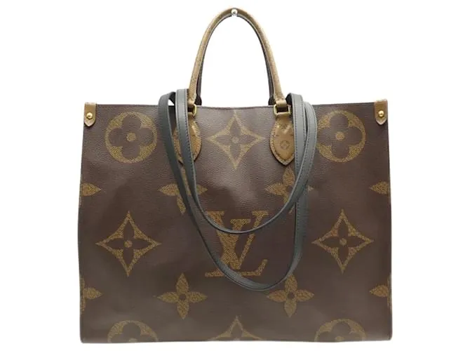 BORSA A MANO LOUIS VUITTON ONTHEGO GM CANVAS MONOGRAM M45320 Marrone