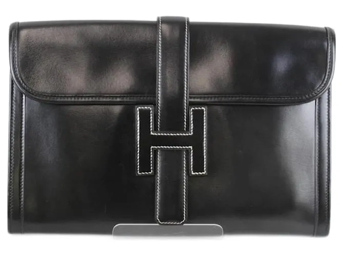 Borsa Clutch Jige PM di Hermès Nero