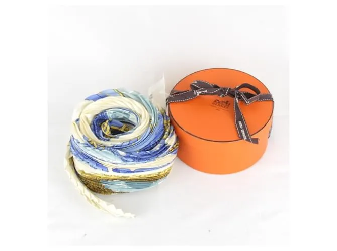 Sciarpa Pieghettata Carré Hermès Multicolore