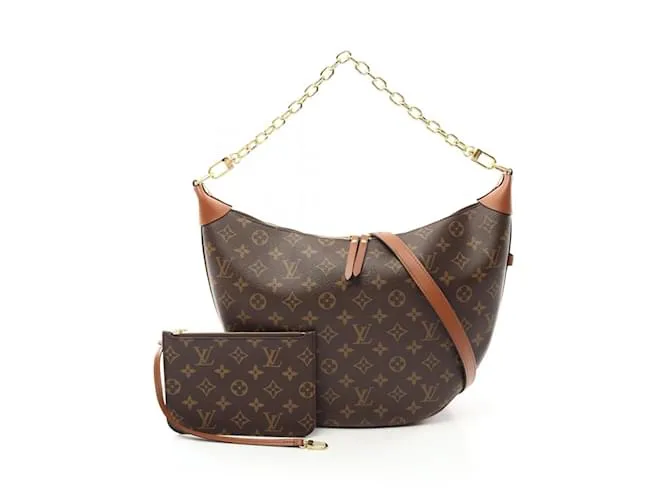 Borsa a spalla Loop Hobo di Louis Vuitton Marrone
