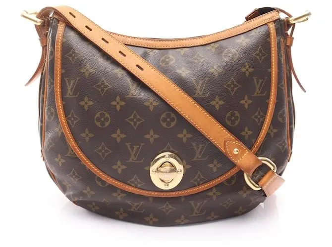 Borsa a Spalla Monogram Toulon GM di Louis Vuitton Marrone