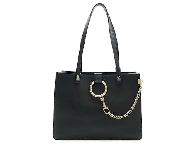 Borsa Tote FAYE di Chloé Nero