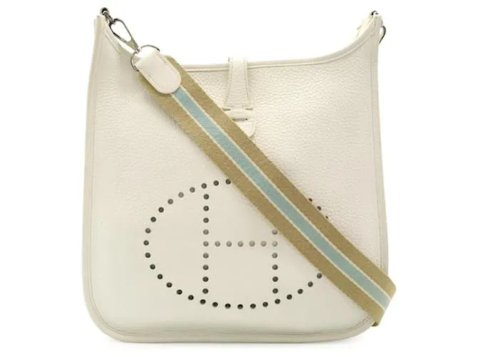 Borsa a Spalla Hermès Evelyn I PM Bianco