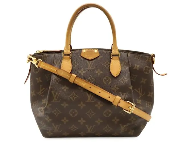 Borsa a mano/spalla Louis Vuitton Monogram Turen PM Marrone Monogramma