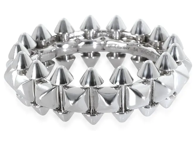 Anello Clash de Cartier in oro bianco modello medio