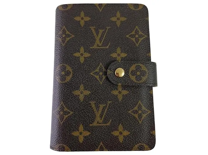 Bedford Portafoglio bi-fold Louis Vuitton Marrone scuro