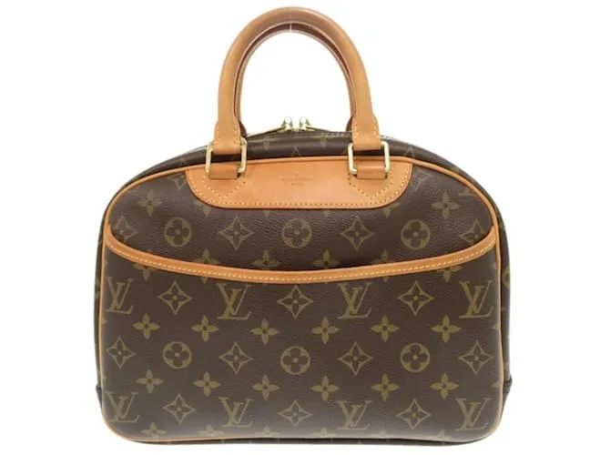Borsa a mano Monogram Trouville di Louis Vuitton Marrone Monogramma