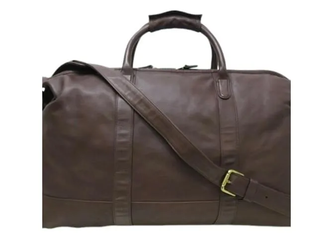 Borsa Boston COACH 0502 in pelle marrone scuro
