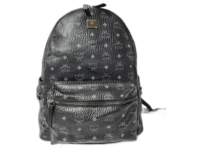MCM Visetos Zaino in Pelle Stark Nero