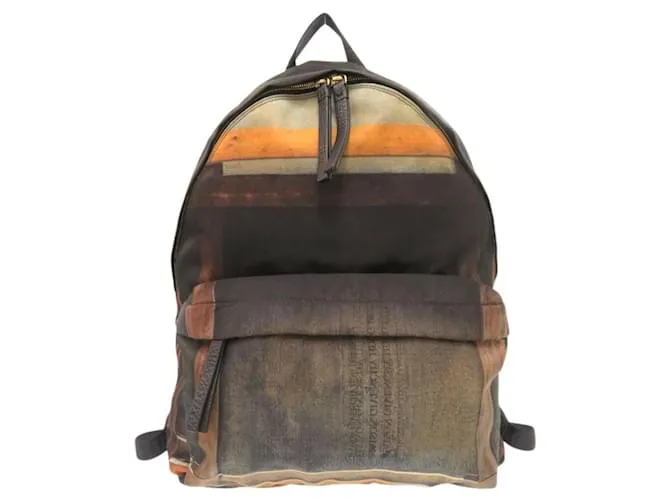 Zaino in nylon e pelle nera Givenchy Nero