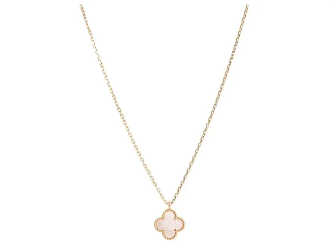 VAN CLEEF & ARPELS - Pendente Sweet Alhambra Van Cleef & Arpels in oro giallo D'oro