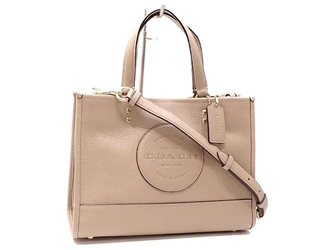 Borsa Coach Dempsey Carryall Beige