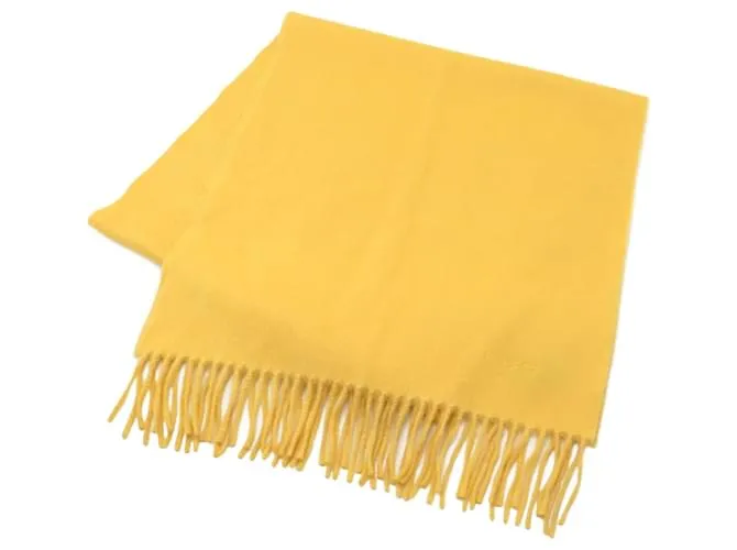 Stola in cashmere gialla Hermès Giallo