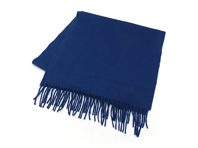 Stola in cashmere blu Hermès