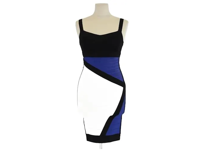 Abito Bandage Tricolore Reona di Herve Leger
