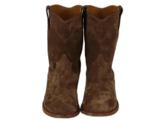 Stivaletti marroni Ralph Lauren Marrone