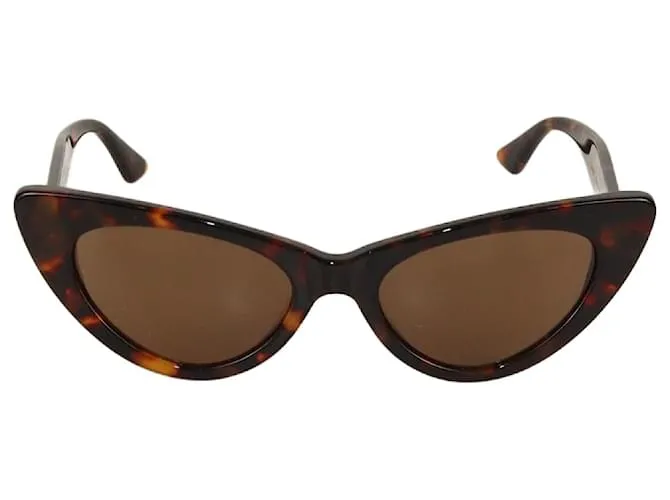 Autre Marque Occhiali da sole Sienna Cat Eye Brown/Yellow di Karen Wazen Marrone Giallo