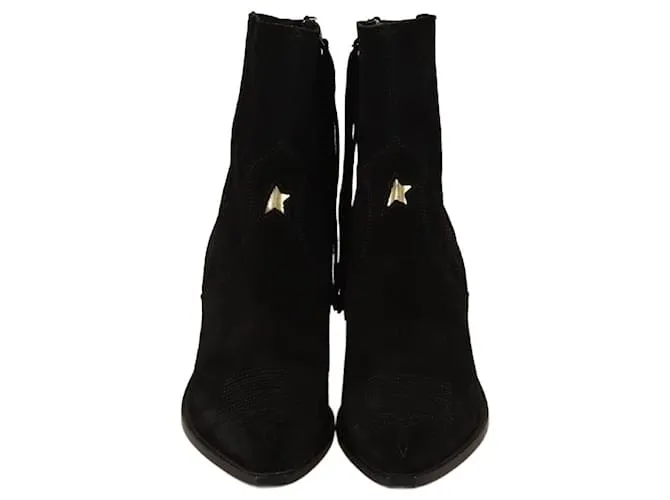 Stivali Debie Neri a Punta Affilata Golden Goose Nero