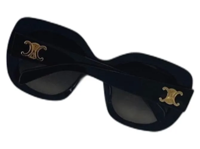 Occhiali da sole Céline Triomphe Farfalla Nera Nero