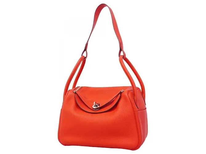 Borsa Hermès Lindy 26 Rosso