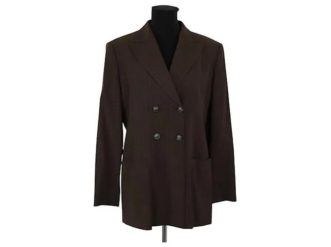 Max Mara Blazer in Lana Marrone