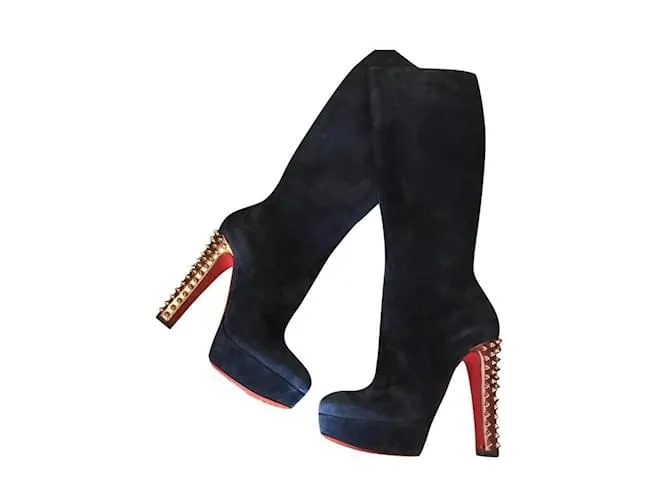 Christian Louboutin Stivali Blu navy