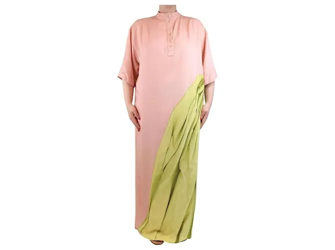 Dries Van Noten Abito maxi stampato rosa - taglia M
