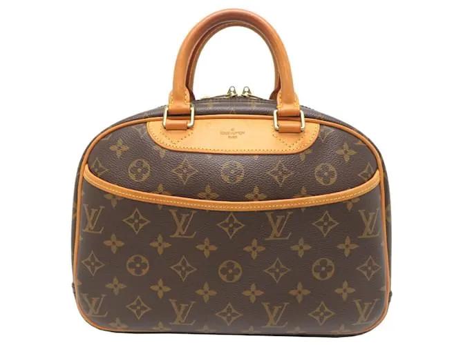 Borsa a mano donna Louis Vuitton Trouville Marrone Monogramma