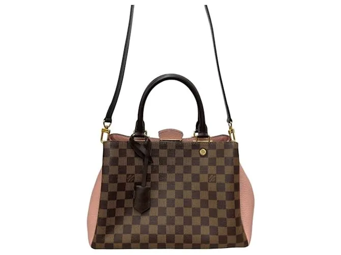 Borsa a spalla 2 in 1 Damier Ebene Brittany N41674 per donne Louis Vuitton